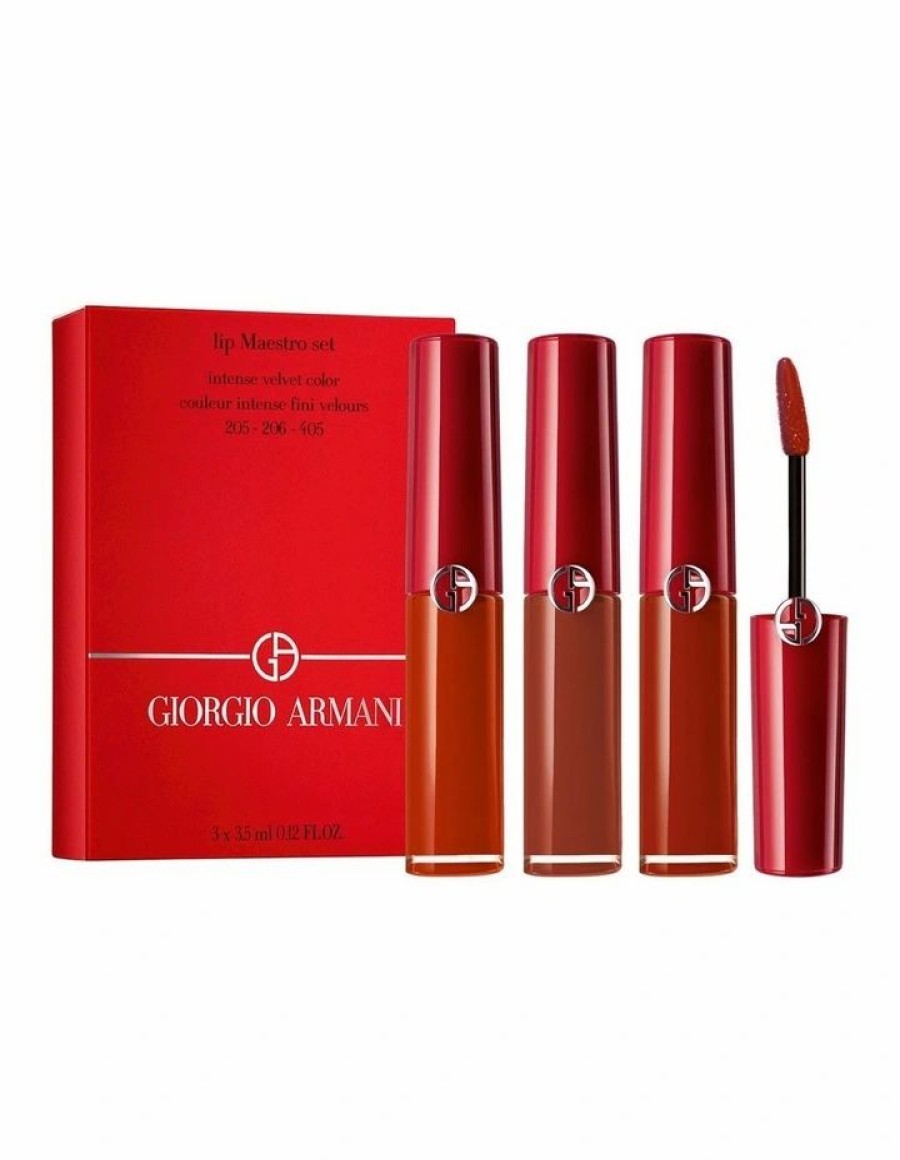 * Giorgio Armani Cheaper Lip Maestro Midi Set 205-206-405 Lips