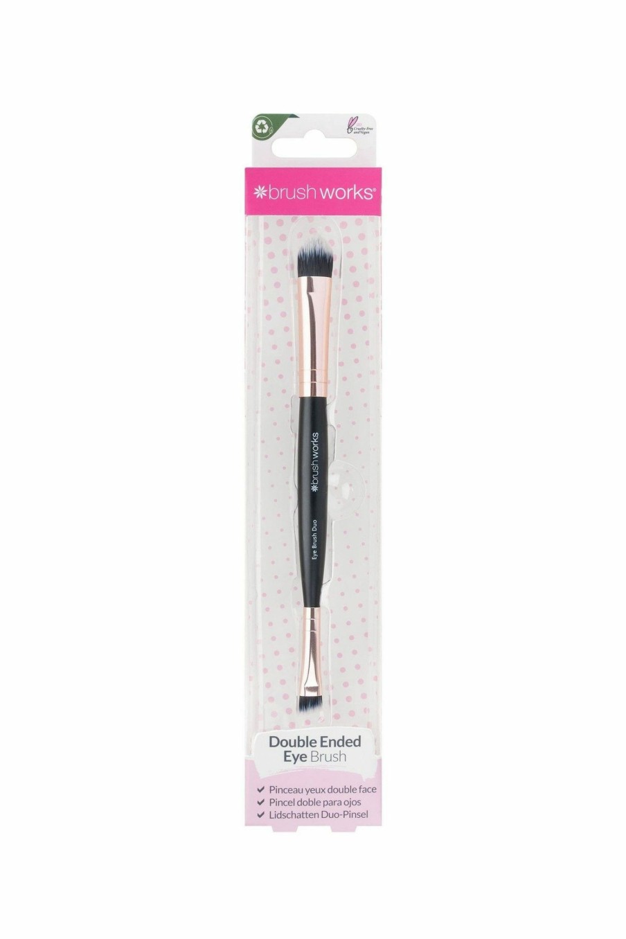 * Brushworks Double Ended Eye Brush Gift Selection Brush