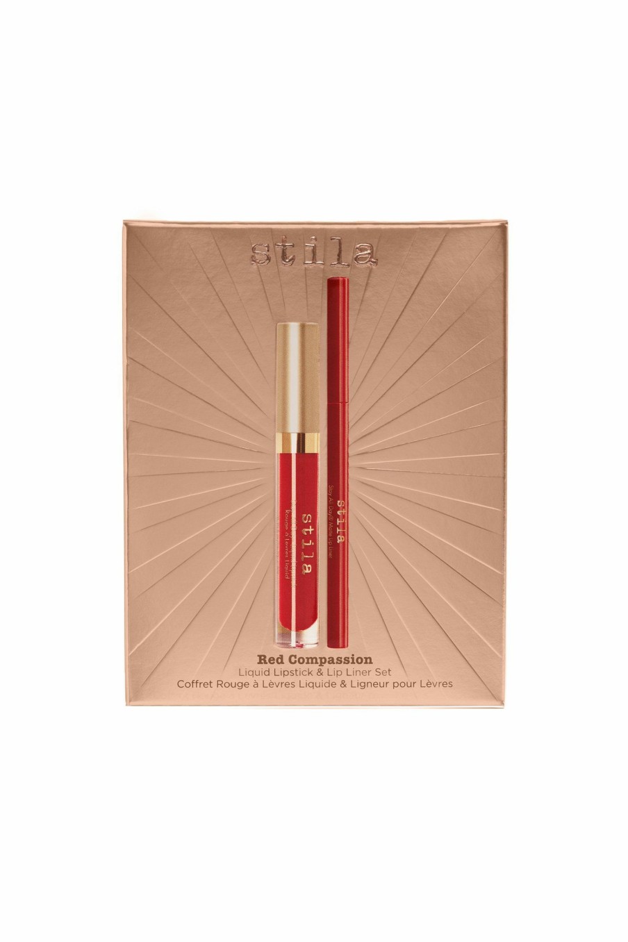 * Stila Liquid Lipstick & Lip Liner Set 100% Guarantee Set