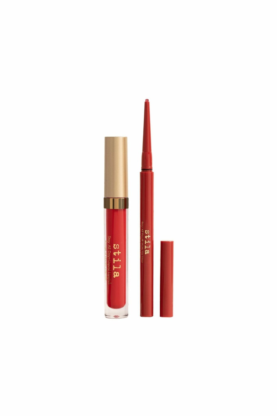 * Stila Liquid Lipstick & Lip Liner Set 100% Guarantee Set