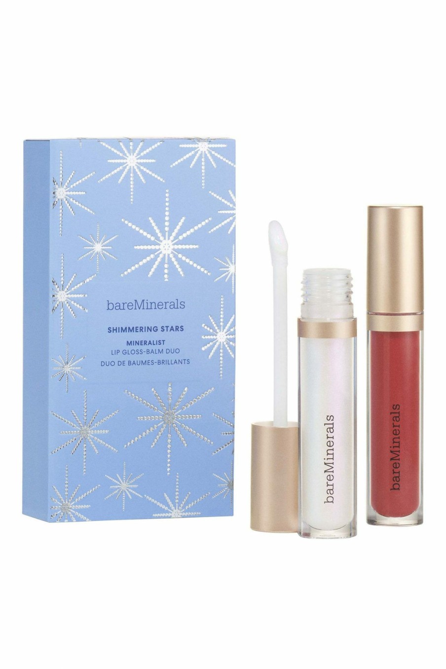 * Bareminerals Mineralist Shimmering Stars Lip Gloss Balm Duo Closeout Sale Duo