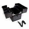 * Embellir Outlet Portable Cosmetic Beauty Makeup Case Diamond Black Brushes & Bags & Tools