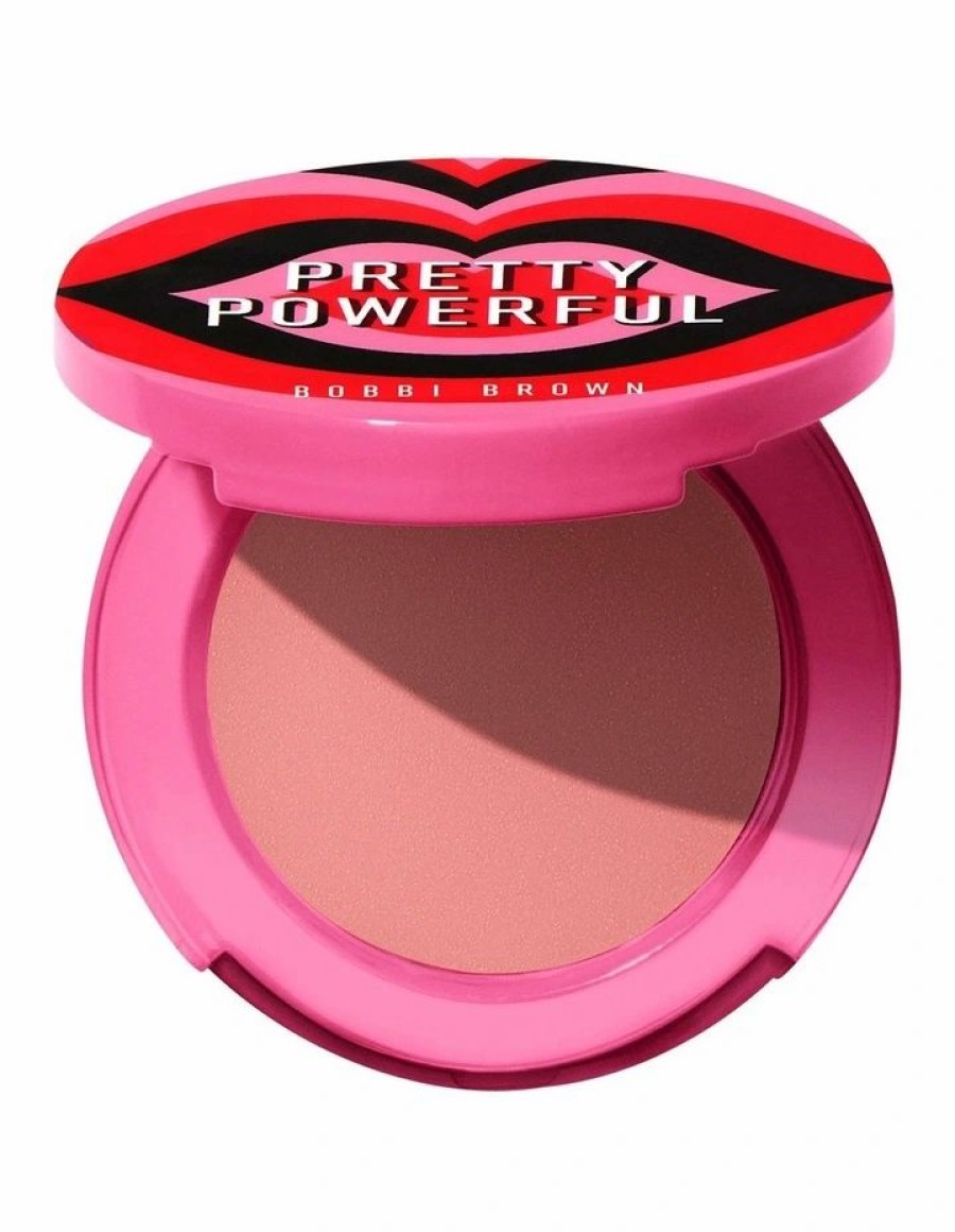 * Bobbi Brown Clearance Pretty Powerful Pot Rouge Blush Powder Pink Face