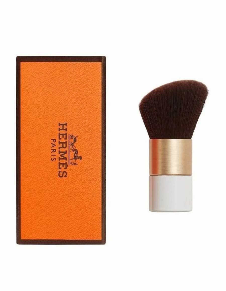 * Hermes Clearance Travel Powder Brush Brushes & Bags & Tools