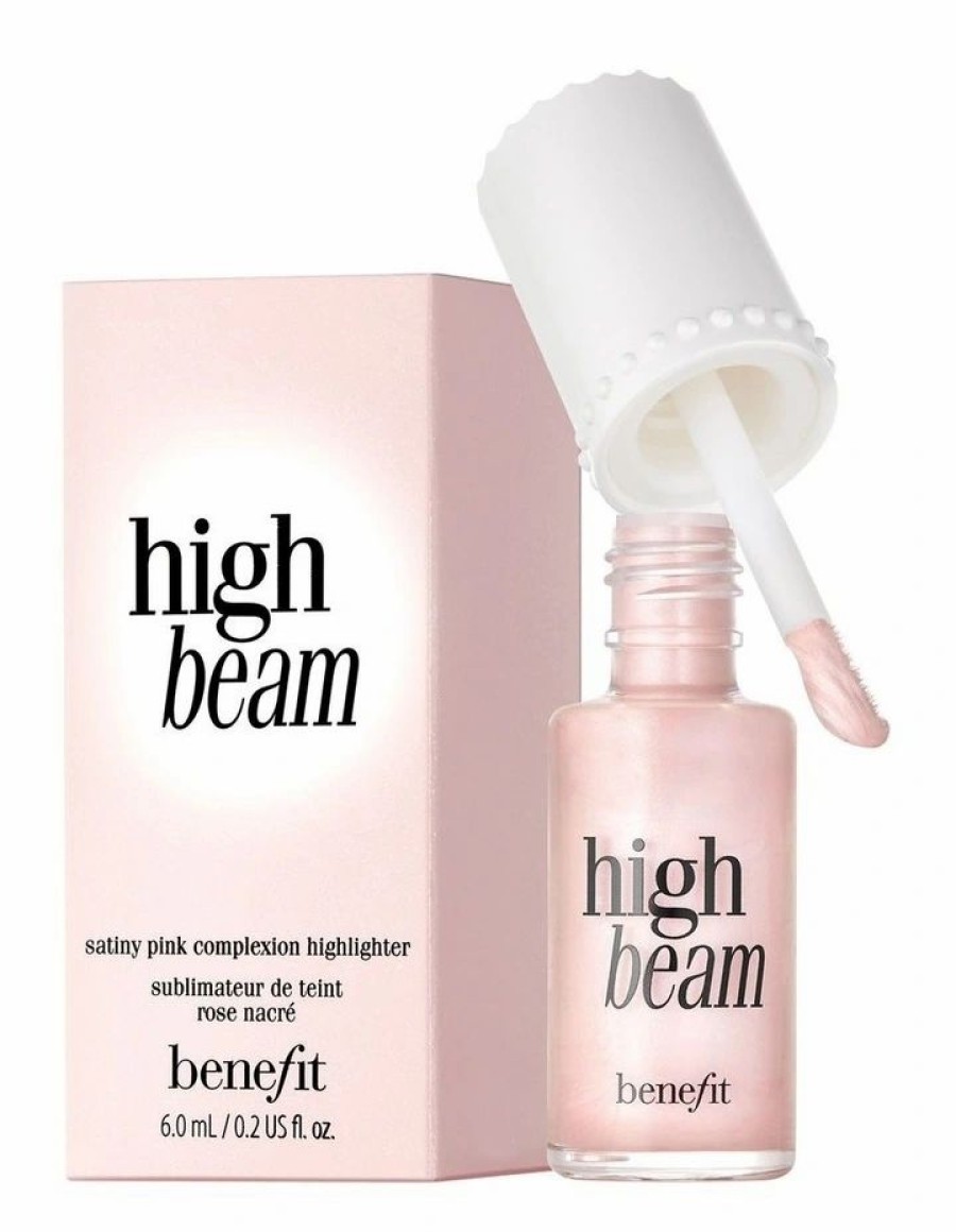 * Benefit Outlet Highbeam Liquid Highlighter Satiny Pink Face