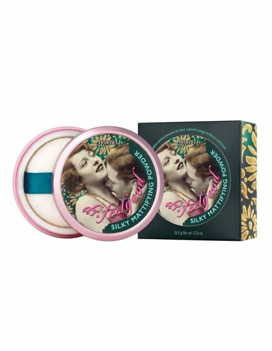 * Benefit Popular Dr. Feelgood Silky Mattifying Powder No Colour Face