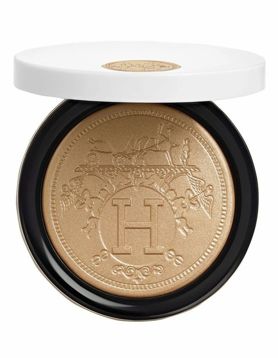 * Hermes Special Offers Poudre D'Orfevre Limited Edition Highlighter Or Permabrass Face