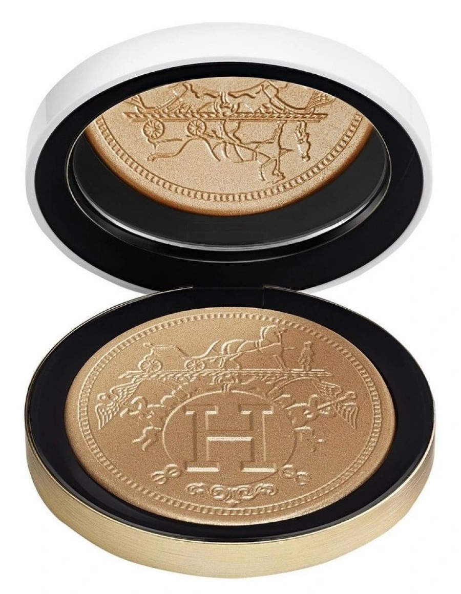 * Hermes Special Offers Poudre D'Orfevre Limited Edition Highlighter Or Permabrass Face