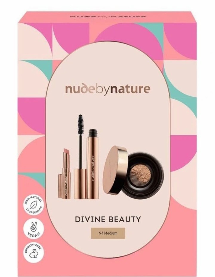 * Nude By Nature Clearance Divine Beauty Gift Set N4 Medium Face