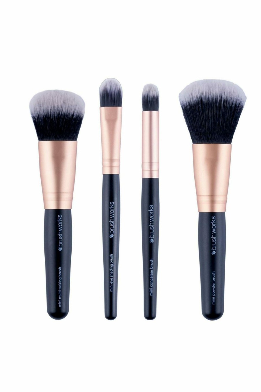 * Brushworks Travel Makeup Brush Set Unique Set