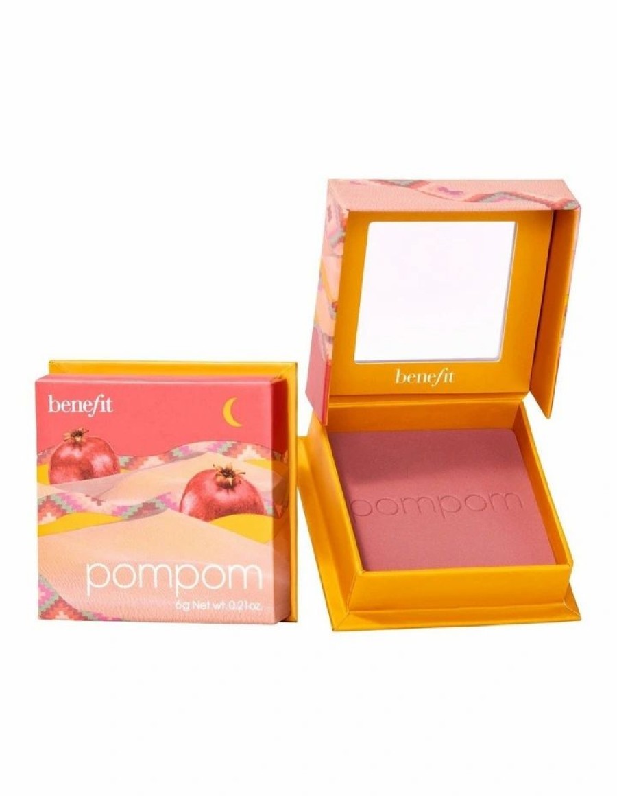 * Benefit Popular Pomegranate Rose Blush Pompom Face