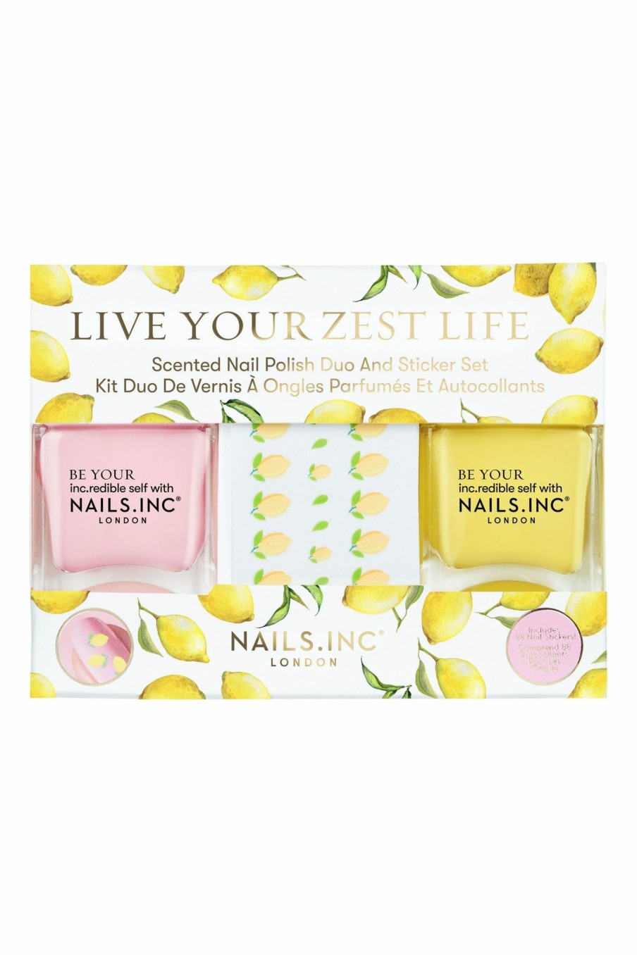 * Nails Inc Live Your Zest Life Duo Free Delivery Duo