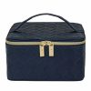 * Tonic Discount Sale Woven Large Cube Bag In Navy Brushes & Bags & Tools