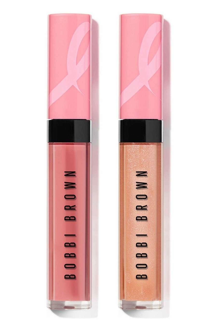 * Bobbi Brown Proud To Be Pink Crushed Oil Infused Gloss Duo New Threads Duo