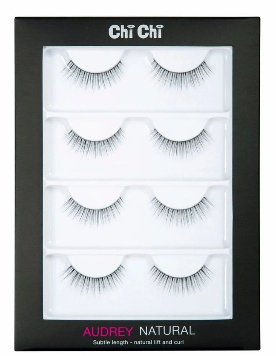 * Chi Chi Popular Natural Lash 4 Pack Audrey Eyes