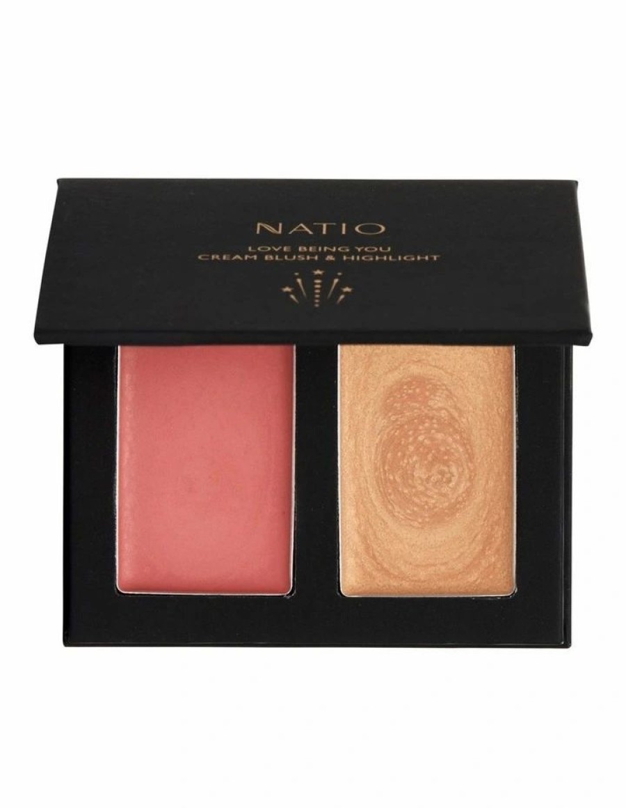 * Natio Fashion Love Being You Cream Blush And Highlight Pink Face