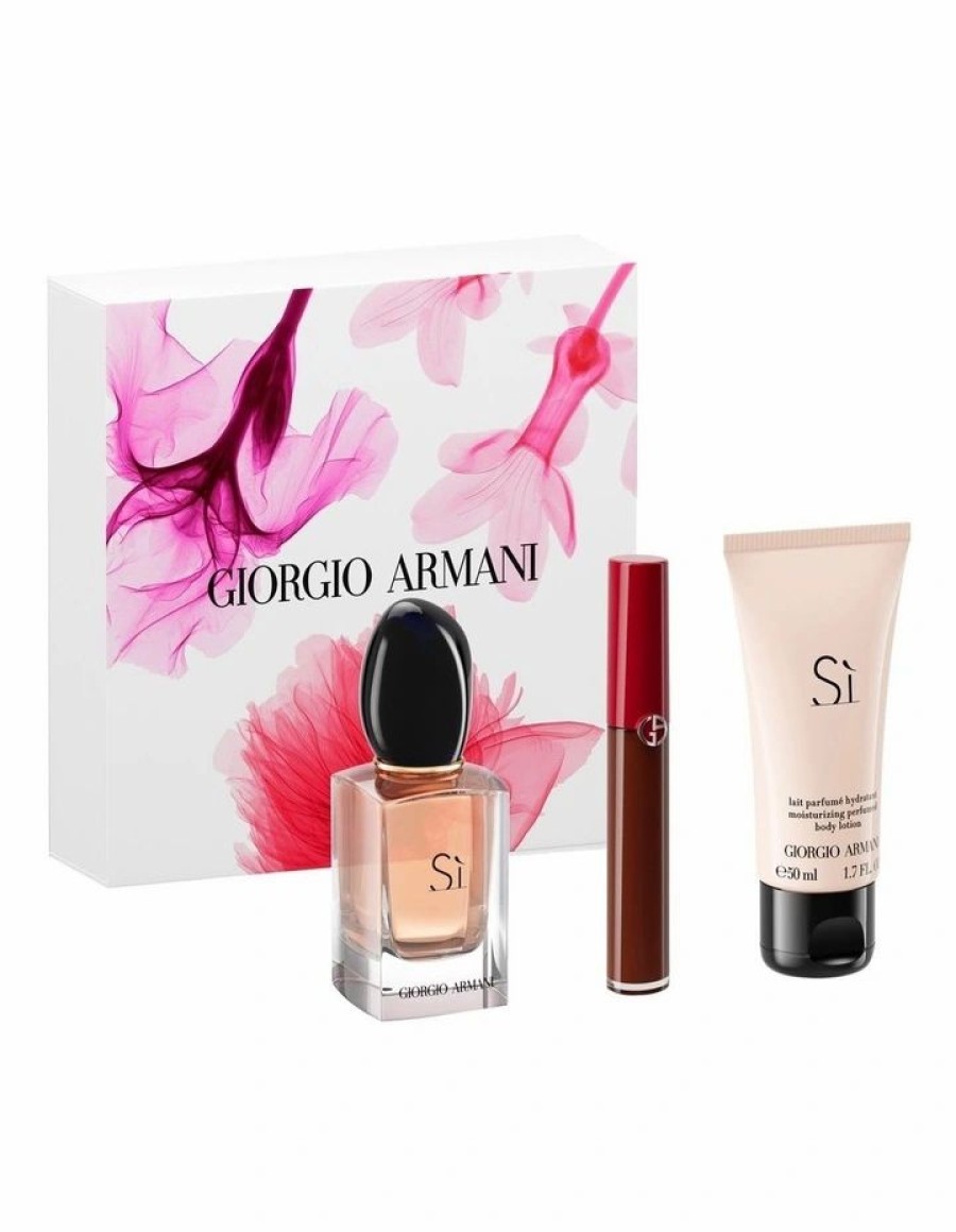 * Giorgio Armani Cheaper Si Eau De Parfum 30Ml Gift Set Lips